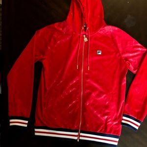 NWOT FILA Zip Up Hoodie